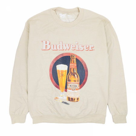 Budweiser Vintage Ad Crewneck Sweatshirt