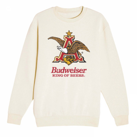 Budweiser King of Beers Eagle Logo Crewneck Sweatshirt