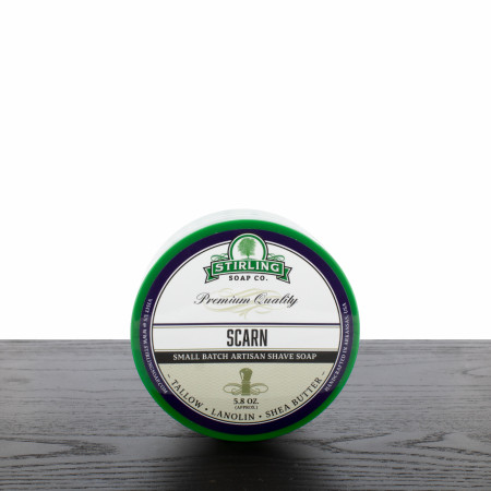 Stirling Soap Company Shave Soap, Scarn
