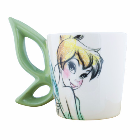 Tinker Bell Wing Handle 16oz Figural Mug