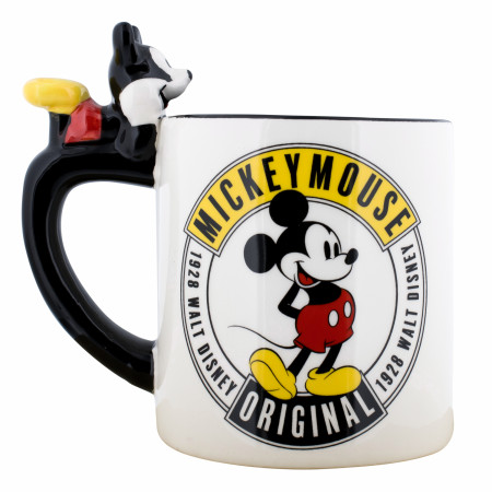 Mickey Mouse Original 17oz Mug Sculpted Mickey Handle