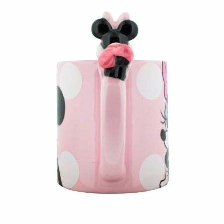 Minnie Mouse 17oz Mug with Sculpted Minnie Handle