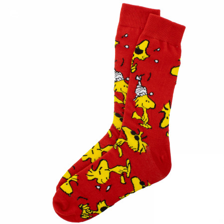 Charlie Brown Snoopy and Woodstock 6-Pack Crew Socks