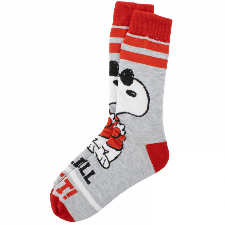 Charlie Brown Snoopy and Woodstock 6-Pack Crew Socks