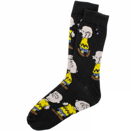 Charlie Brown Snoopy and Woodstock 6-Pack Crew Socks