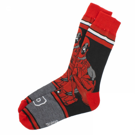 Deadpool Collages 6-Pack Crew Socks