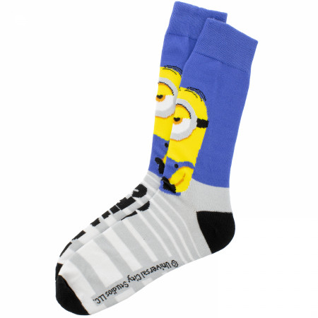 The Minions Stuart Otto and Kevin 6-Pack Crew Socks