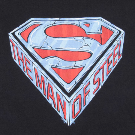 Superman Man of Steel Logo T-Shirt