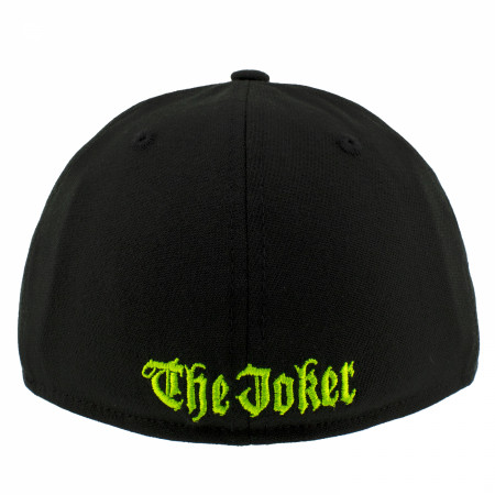 The Joker Smile Logo Black Colorway New Era 39Thirty Fitted Hat