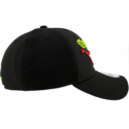 The Joker Smile Logo Black Colorway New Era 39Thirty Fitted Hat