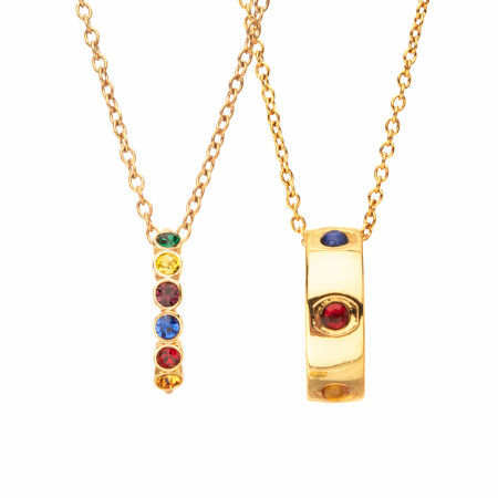 Marvel Infinity Stones Pendant Necklace