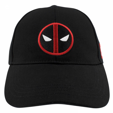 Deadpool Logo Black Snapback Hat