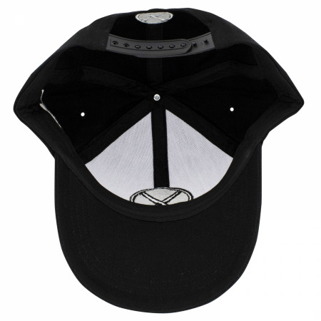 X-Men Logo Black on Black Snapback Hat