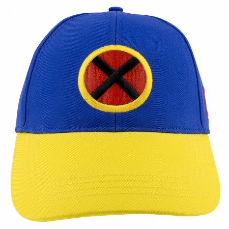 X-Men Logo Blue & Yellow Snapback Hat