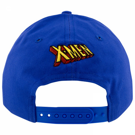 X-Men Logo Blue & Yellow Snapback Hat