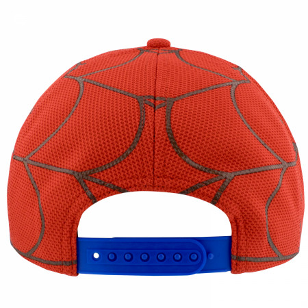 Spider-Man Mask Character Armor Snapback Hat