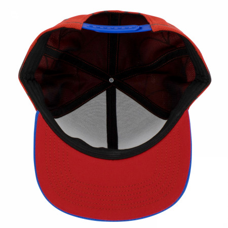 Spider-Man Mask Character Armor Snapback Hat