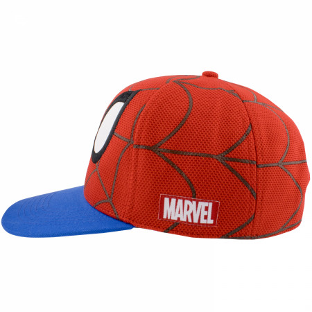 Spider-Man Mask Character Armor Snapback Hat