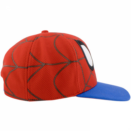 Spider-Man Mask Character Armor Snapback Hat