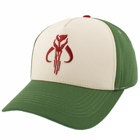 Star Wars Boba Fett Mandalorian Logo Snapback Hat