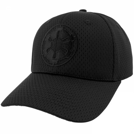 Star Wars Empire Logo Black on Black Snapback Hat