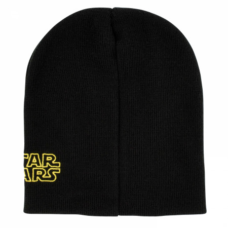 Star Wars Boba Fett Mandalorian Logo Knit Beanie