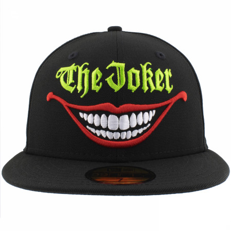 The Joker Smile Black Colorway New Era 59Fifty Fitted Hat