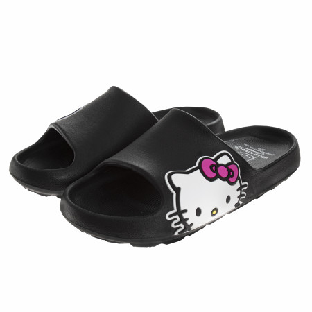 Hello Kitty Side Logo Adult's Slide Sandals