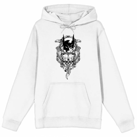 Batman Bat Mask & Skulls Pullover Hoodie