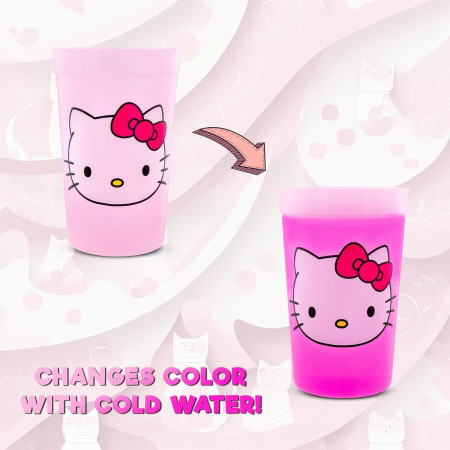 Hello Kitty Color Changing Cup 4-Pack