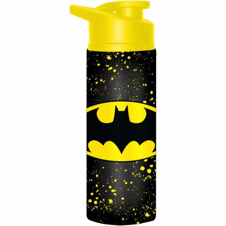 Batman Logo Splatter 25oz Stainless Steel Water Bottle