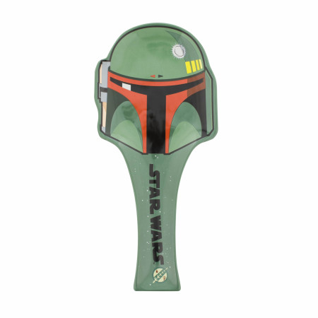 Star Wars Boba Fett Helmet Sculpted Spoon Rest with Handle