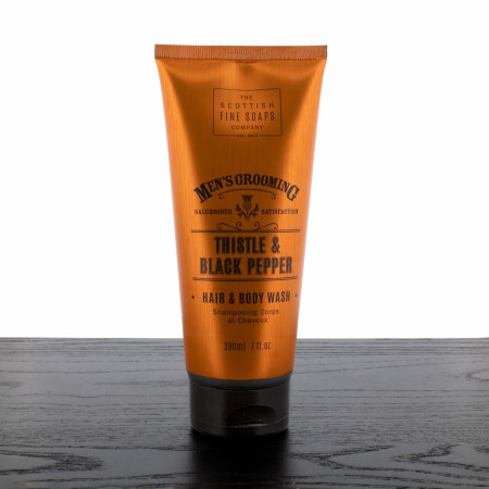 Scottish Thistle & Black Pepper Hair & Body Wash, 200 ml.