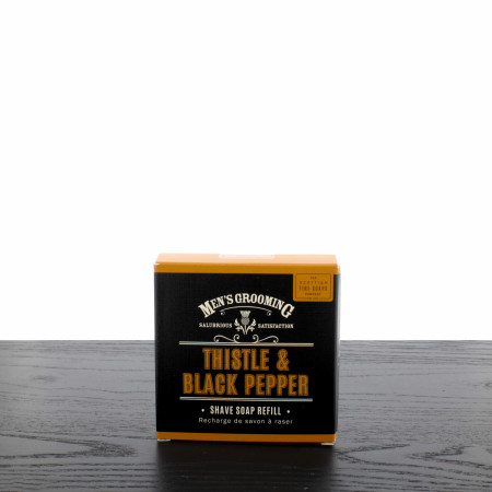 Scottish Thistle & Black Pepper Shave Soap Refill, 100 ml