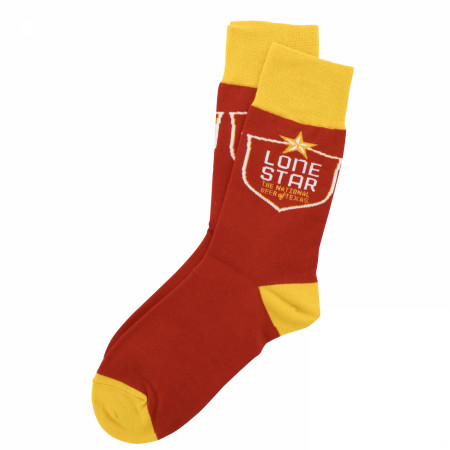 Lone Star Classic Logo Crew Socks