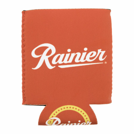 Rainier Classic Logo Red Can Cooler