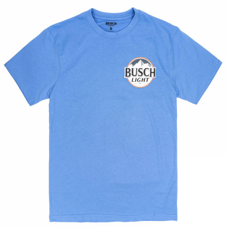 Busch Light Country Music and Beer Front and Back Print T-Shirt