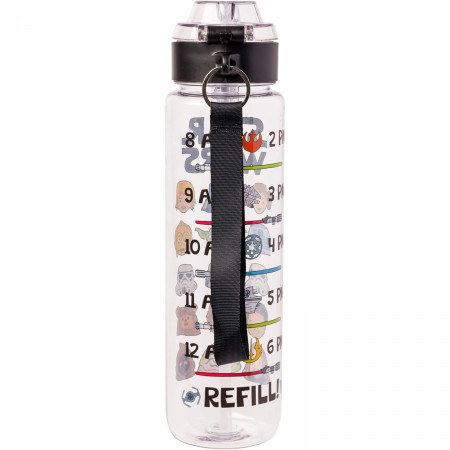 Star Wars Cartoon Characters 33oz Water Bottle with Strap