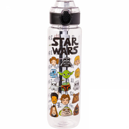 Star Wars Cartoon Characters 33oz Water Bottle with Strap