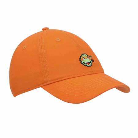 Teenage Mutant Ninja Turtles Michelangelo Pixel Icon Embroidered Dad Hat