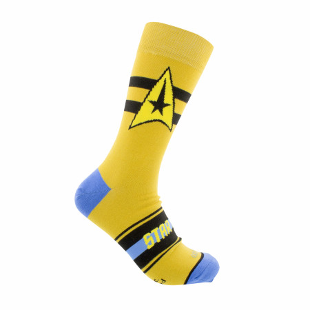 Star Trek Captain Kirk Portrait Crew Socks