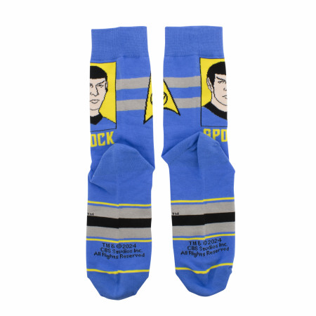 Star Trek Spock Portrait Crew Socks