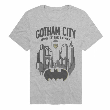 Batman Gotham City Skyline Premium T-Shirt