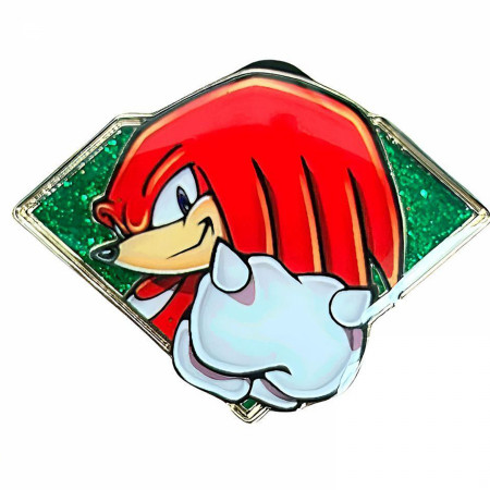 Sonic the Hedgehog Golden Series 2: Emerald Knuckles Enamel Pin