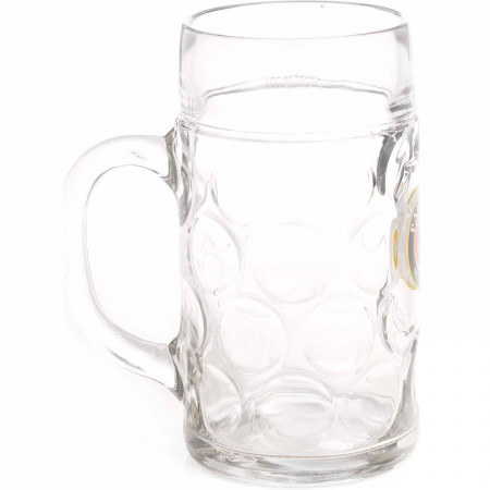 Paulaner Munchen Krug Dimpled Stein 1 liter Mug