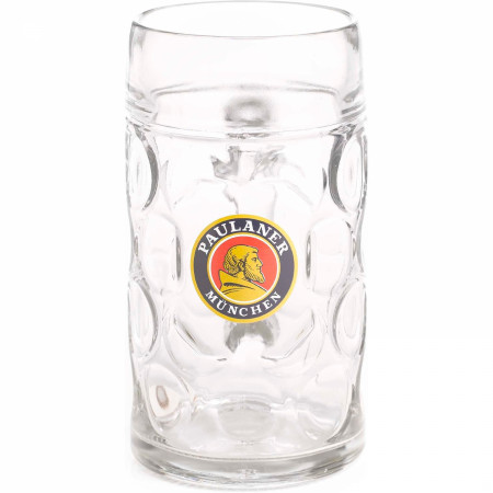 Paulaner Munchen Krug Dimpled Stein 1 liter Mug