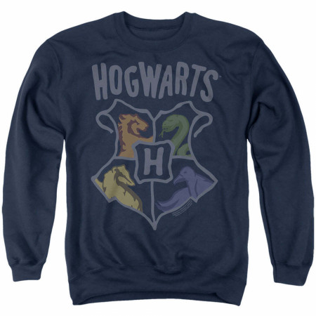 Harry Potter Hogwarts School Crest Crew Neck Sweatshirt