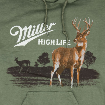 Miller High Life Wildlife Deer Green Colorway Hoodie