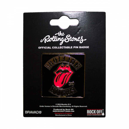 The Rolling Stones Tour '78 Gold Metal Pin