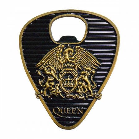 Queen Gold Crest Plectrum Bottle Opener